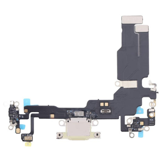 For iPhone 15 Charging Port Flex Cable (Yellow) - Flex Cable by PMC Jewellery | Online Shopping South Africa | PMC Jewellery | Buy Now Pay Later Mobicred