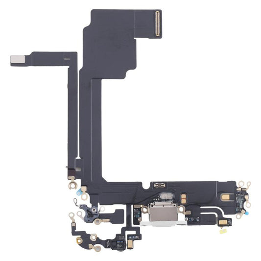 For iPhone 15 Pro Max Charging Port Flex Cable (White) - Flex Cable by PMC Jewellery | Online Shopping South Africa | PMC Jewellery | Buy Now Pay Later Mobicred