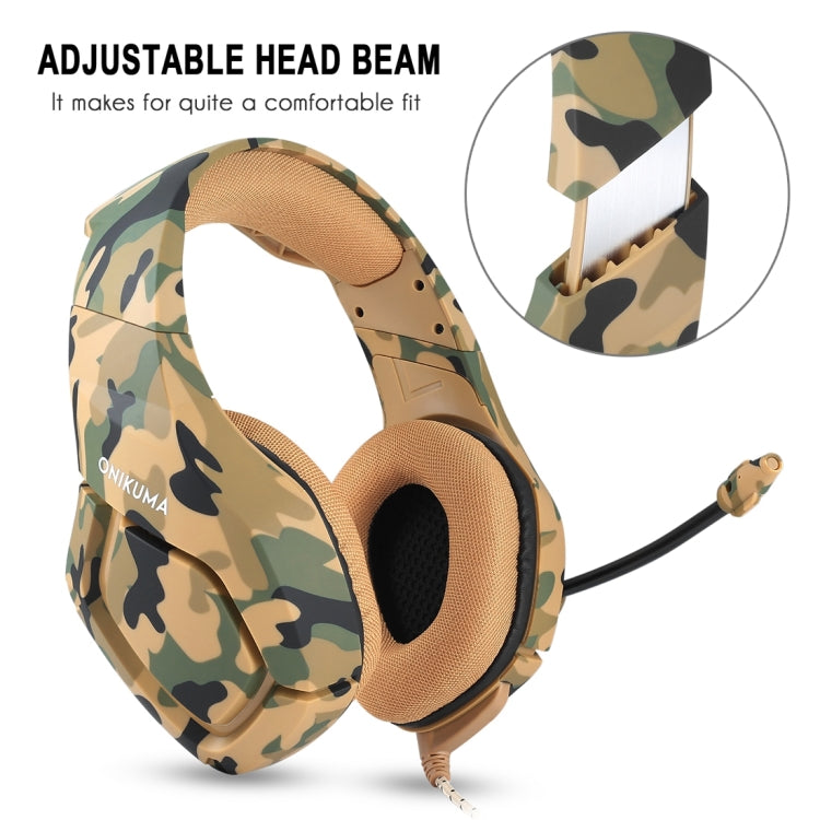 ONIKUMA K1 Deep Bass Noise Canceling Gaming Headphone with Microphone, For PS4, Smartphone, Tablet, PC, Notebook - Multimedia Headset by ONIKUMA | Online Shopping South Africa | PMC Jewellery | Buy Now Pay Later Mobicred