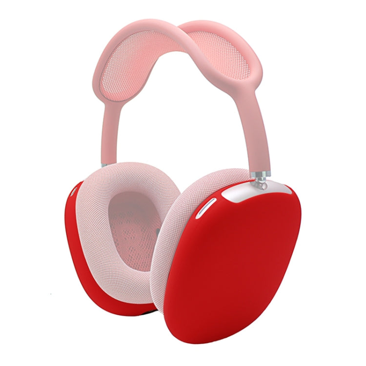 A Pair Full Coverage Anti-scratch Silicone Headphone Protective Case for AirPods Max(Red) - For AirPods Max by PMC TechLife | Online Shopping South Africa | PMC TechLife