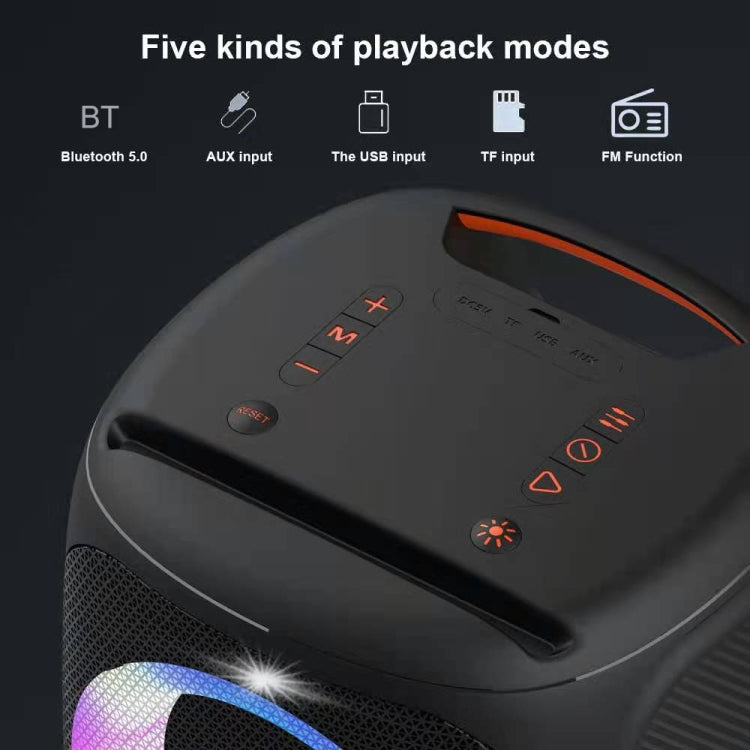 HOPESTAR Party100 Bluetooth 5.0 Portable Waterproof Wireless Bluetooth Speaker with Mobile Charging Function (Blue) - free shipping - PMC Jewellery - Order now!
