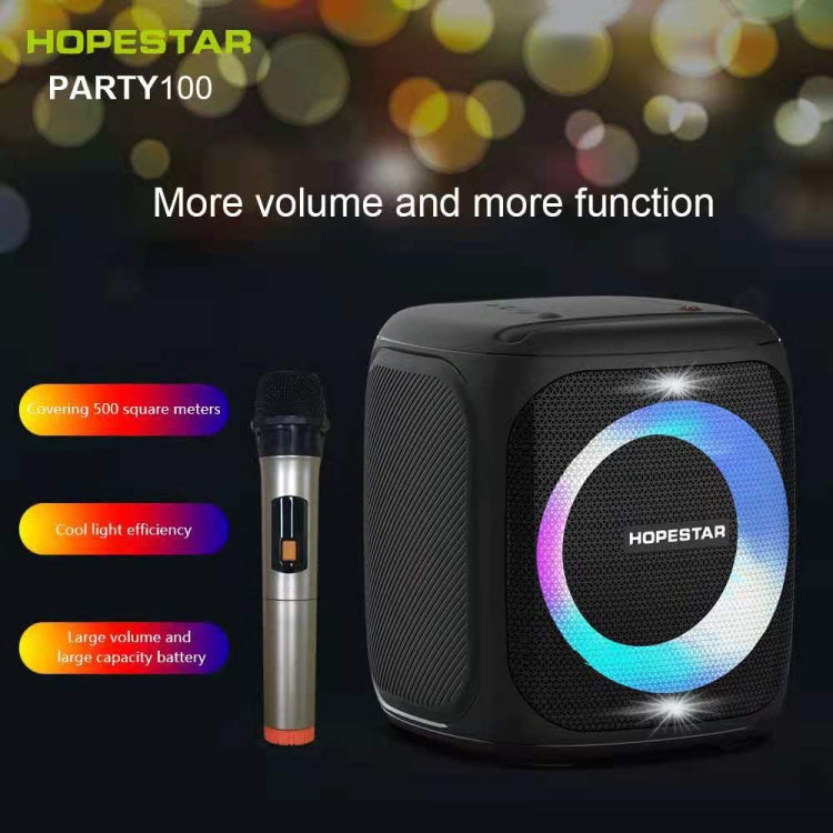 HOPESTAR Party100 Bluetooth 5.0 Portable Waterproof Wireless Bluetooth Speaker with Mobile Charging Function (Blue) - Desktop Speaker by HOPESTAR | Online Shopping South Africa | PMC Jewellery | Buy Now Pay Later Mobicred