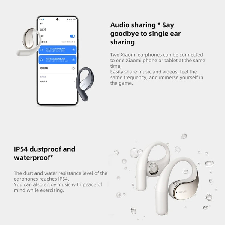 Original Xiaomi Bluetooth 5.3 Open-Ear Wireless Bluetooth Earbuds (Gold) - free shipping - PMC TechLife - Order now!