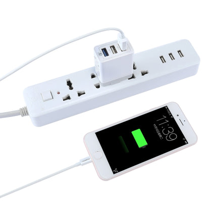 3 USB Ports (3A + 2.4A + 2.4A) Quick Charger QC 3.0 Travel Charger, US Plug, For iPhone, iPad, Samsung, HTC, Sony, Nokia, LG and other Smartphones - USB Charger by PMC Jewellery | Online Shopping South Africa | PMC Jewellery | Buy Now Pay Later Mobicred