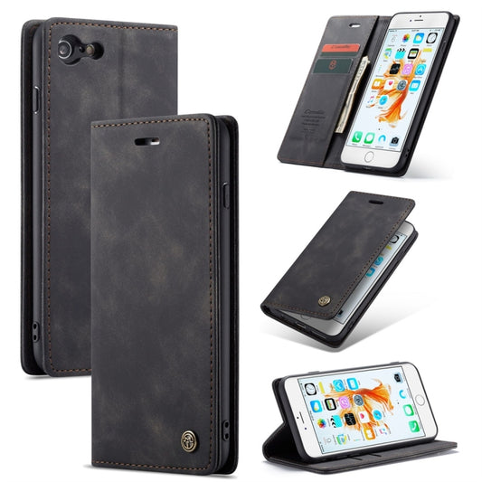 CaseMe-013 Multifunctional Retro Frosted Horizontal Flip Leather Case for iPhone 6 Plus / 6s Plus, with Card Slot & Holder & Wallet(Black) - More iPhone Cases by CaseMe | Online Shopping South Africa | PMC Jewellery | Buy Now Pay Later Mobicred