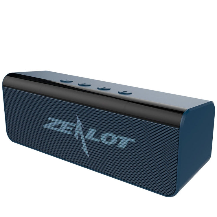 ZEALOT S31 10W 3D HiFi Stereo Wireless Bluetooth Speaker, Support Hands-free / USB / AUX / TF Card (Gray Blue) - Desktop Speaker by ZEALOT | Online Shopping South Africa | PMC Jewellery | Buy Now Pay Later Mobicred