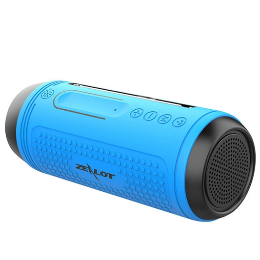 ZEALOT A1 Multifunctional Bass Wireless Bluetooth Speaker, Built-in Microphone, Support Bluetooth Call & AUX & TF Card & LED Lights (Blue) - Desktop Speaker by ZEALOT | Online Shopping South Africa | PMC Jewellery | Buy Now Pay Later Mobicred