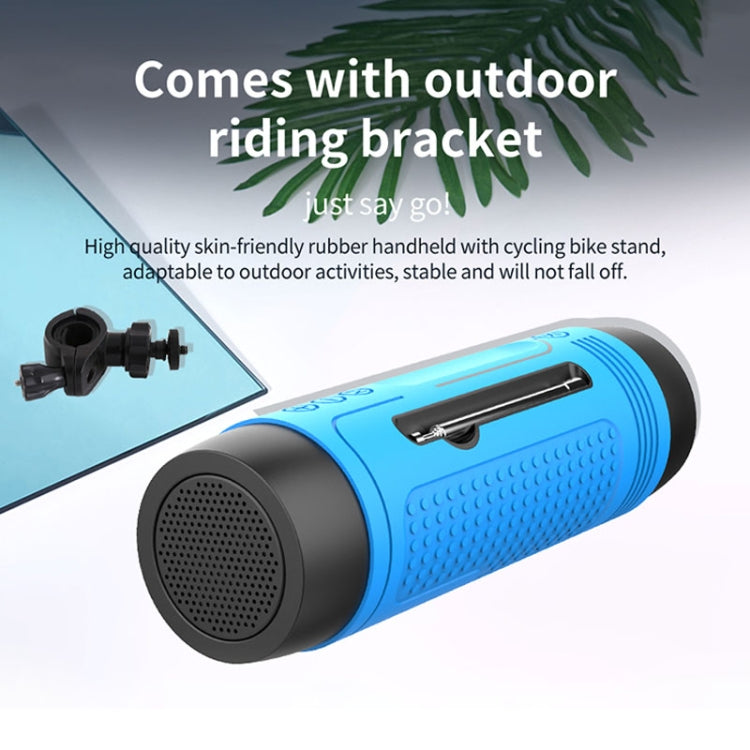 ZEALOT A2 Multifunctional Bass Wireless Bluetooth Speaker, Built-in Microphone, Support Bluetooth Call & AUX & TF Card & LED Lights (Blue) - Desktop Speaker by ZEALOT | Online Shopping South Africa | PMC Jewellery | Buy Now Pay Later Mobicred