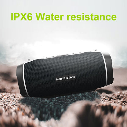 HOPESTAR H45 PARTY Portable Outdoor Waterproof Bluetooth Speaker, Support Hands-free Call & U Disk & TF Card & 3.5mm AUX & FM (Grey) - Desktop Speaker by HOPESTAR | Online Shopping South Africa | PMC Jewellery | Buy Now Pay Later Mobicred