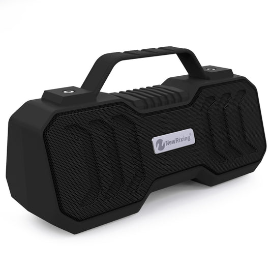 NewRixing NR-4500 Portable Wireless Bluetooth Stereo Speaker Support TWS / FM Function Speaker (Black) - Desktop Speaker by NewRixing | Online Shopping South Africa | PMC Jewellery | Buy Now Pay Later Mobicred