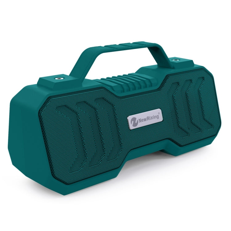 NewRixing NR-4500 Portable Wireless Bluetooth Stereo Speaker Support TWS / FM Function Speaker (Green) - free shipping - PMC TechLife - Order now!