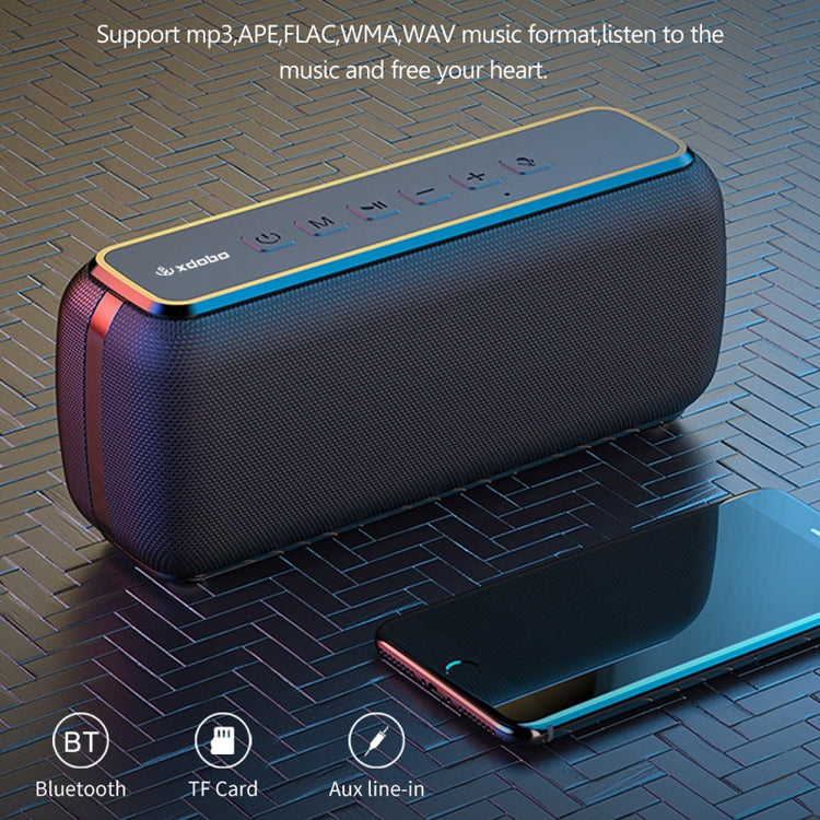 XDOBO X8 60W Wireless Bluetooth Speaker Outdoor Subwoofer Support TWS & TF Card (Red) - free shipping - PMC Jewellery - Order now!