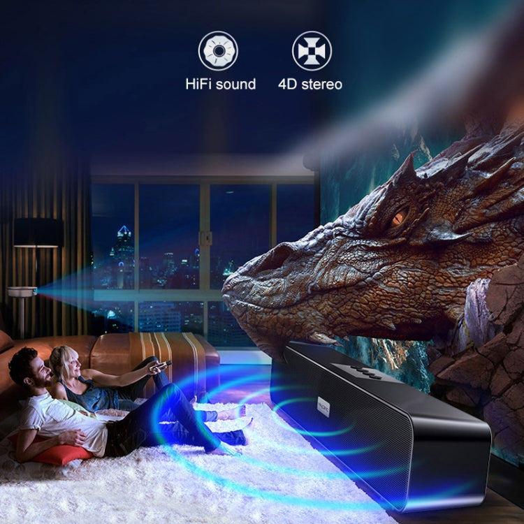 YINDIAO A36 Bluetooth 5.0 Smart Subwoofer Computer Wireless Bluetooth Speaker, Bluetooth Upgrade Version(Black) - free shipping - PMC Jewellery - Order now!