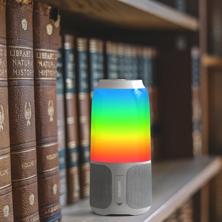 Original Xiaomi Youpin V03 Wireless Bluetooth Speaker with Colorful Light, Support Hands-free / AUX(White) - Desktop Speaker by Xiaomi | Online Shopping South Africa | PMC Jewellery | Buy Now Pay Later Mobicred