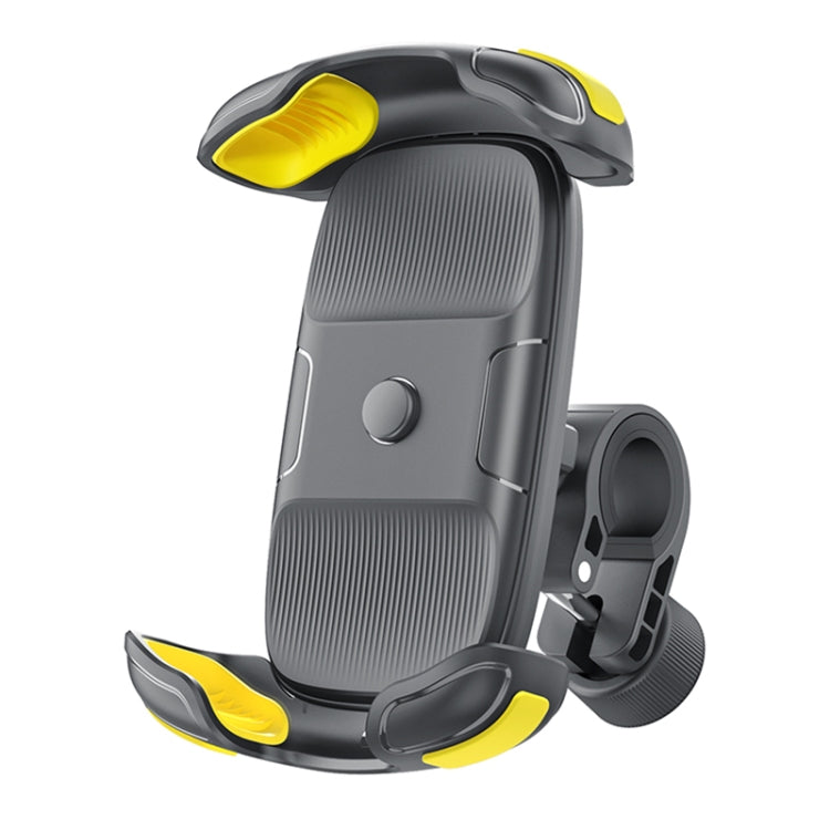 Motorcycle Bicycle Phone Riding Holder Bracket (Yellow) - Holder by PMC Jewellery | Online Shopping South Africa | PMC Jewellery | Buy Now Pay Later Mobicred