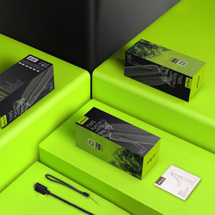 ZEALOT S51 Portable Stereo Bluetooth Speaker with Built-in Mic, Support Hands-Free Call & TF Card & AUX(Black) - free shipping - PMC Jewellery - Order now!