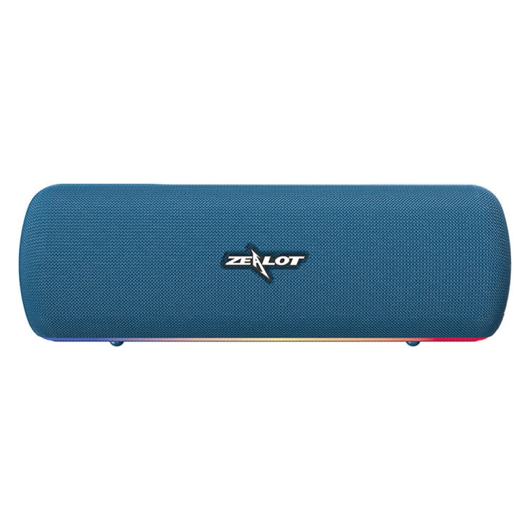 ZEALOT S55 Portable Stereo Bluetooth Speaker with Built-in Mic, Support Hands-Free Call & TF Card & AUX (Blue) - Desktop Speaker by ZEALOT | Online Shopping South Africa | PMC Jewellery | Buy Now Pay Later Mobicred