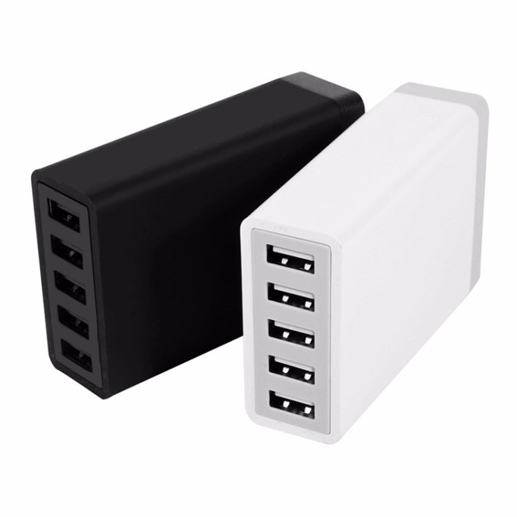 XBX09 40W 5V 8A 5 USB Ports Quick Charger Travel Charger, AU Plug(White) - Multifunction Charger by PMC Jewellery | Online Shopping South Africa | PMC Jewellery | Buy Now Pay Later Mobicred