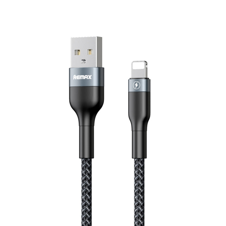 REMAX RC-064i Sury 2 Series 1m 2.4A USB to 8 Pin Data Cable for iPhone, iPad(Black) - Normal Style Cable by REMAX | Online Shopping South Africa | PMC Jewellery | Buy Now Pay Later Mobicred