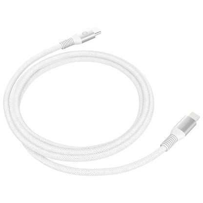 MOMAX DL51D Type-C / USB-C to 8 Pin PD Braided Fast Charging Cable, Length: 1.2m (White) - Normal Style Cable by MOMAX | Online Shopping South Africa | PMC Jewellery | Buy Now Pay Later Mobicred