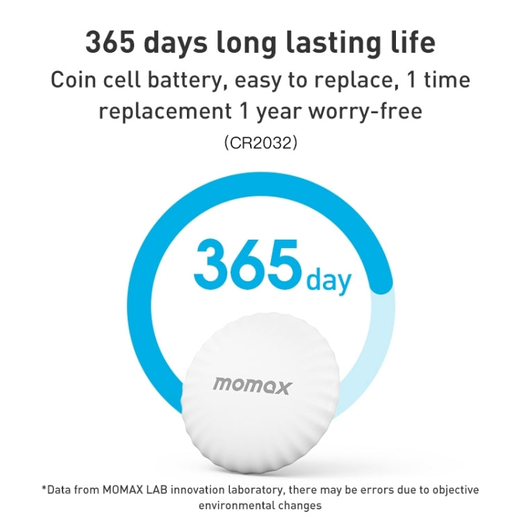 MOMAX PINTAG BR5 Wireless Positioning Anti-lost Device (Gold) - free shipping - PMc TechLife - Order now!