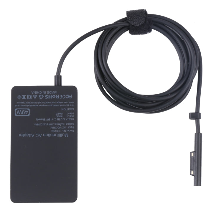 SC203 12V 2.58A 49W AC Power Charger Adapter For Microsoft Surface Pro 6/Pro 5/Pro 4（AU Plug） - For Microsoft by PMC Jewellery | Online Shopping South Africa | PMC Jewellery | Buy Now Pay Later Mobicred