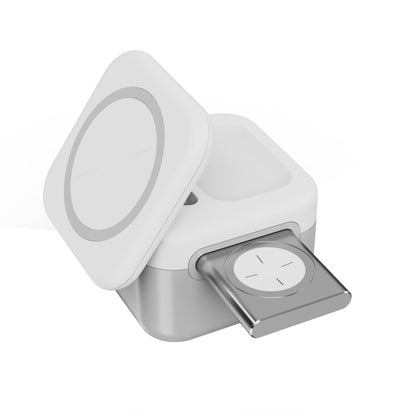 H31 15W 3 in 1 Magnetic Multifunctional Wireless Charger (White) - Wireless Charger by PMC Jewellery | Online Shopping South Africa | PMC Jewellery | Buy Now Pay Later Mobicred