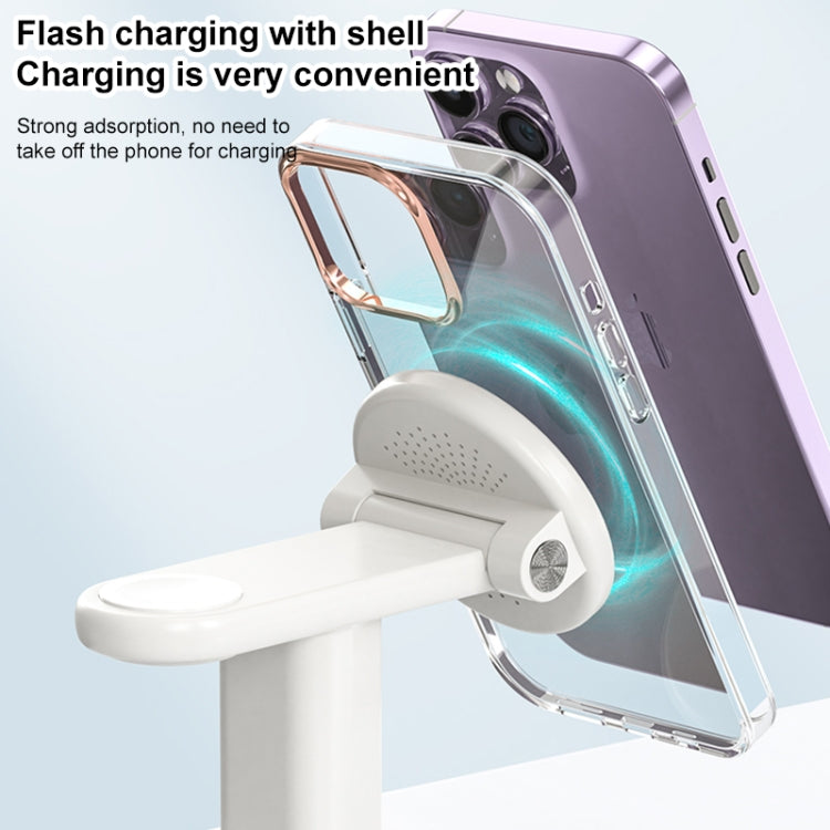 JJT-A70 15W 3 in 1 Multifunctional Magnetic Wireless Charging Holder (Black) - Wireless Charger by PMC Jewellery | Online Shopping South Africa | PMC Jewellery | Buy Now Pay Later Mobicred
