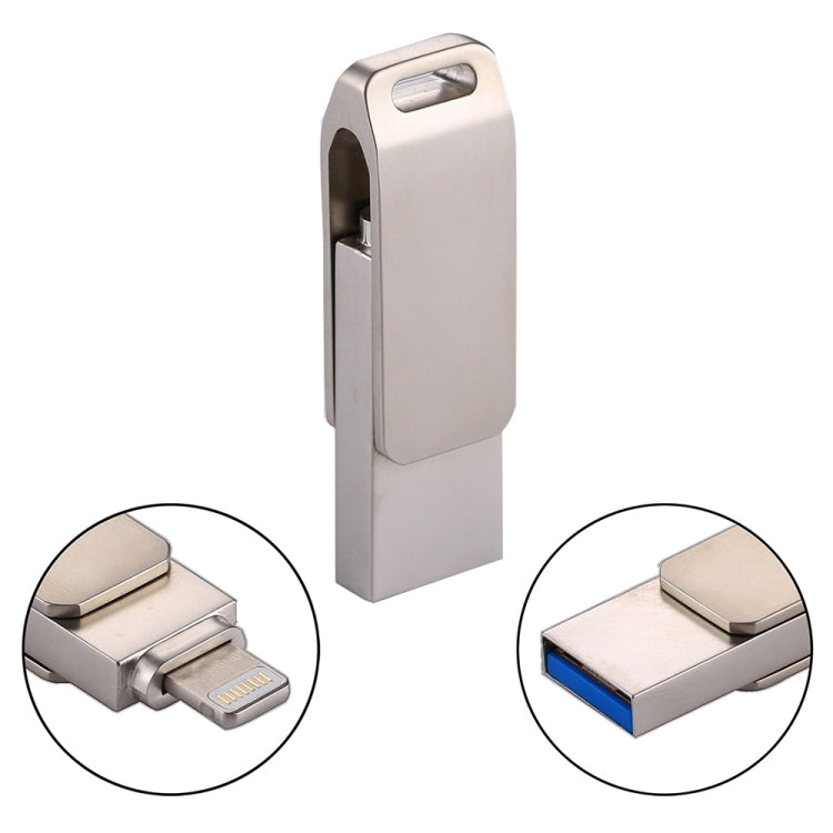 RQW-10G 2 in 1 USB 2.0 & 8 Pin 16GB Flash Drive, for iPhone & iPad & iPod & Most Android Smartphones & PC Computer - U Disk & Card Reader by PMC Jewellery | Online Shopping South Africa | PMC Jewellery | Buy Now Pay Later Mobicred