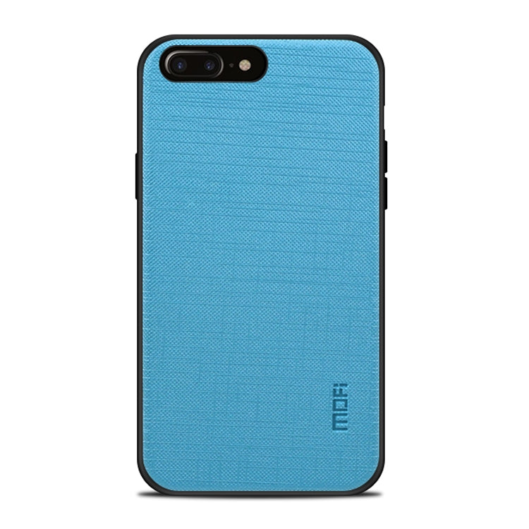 MOFI Anti-slip PC + TPU + Cloth Case for iPhone 8 Plus & 7 Plus(Blue) - More iPhone Cases by MOFI | Online Shopping South Africa | PMC Jewellery