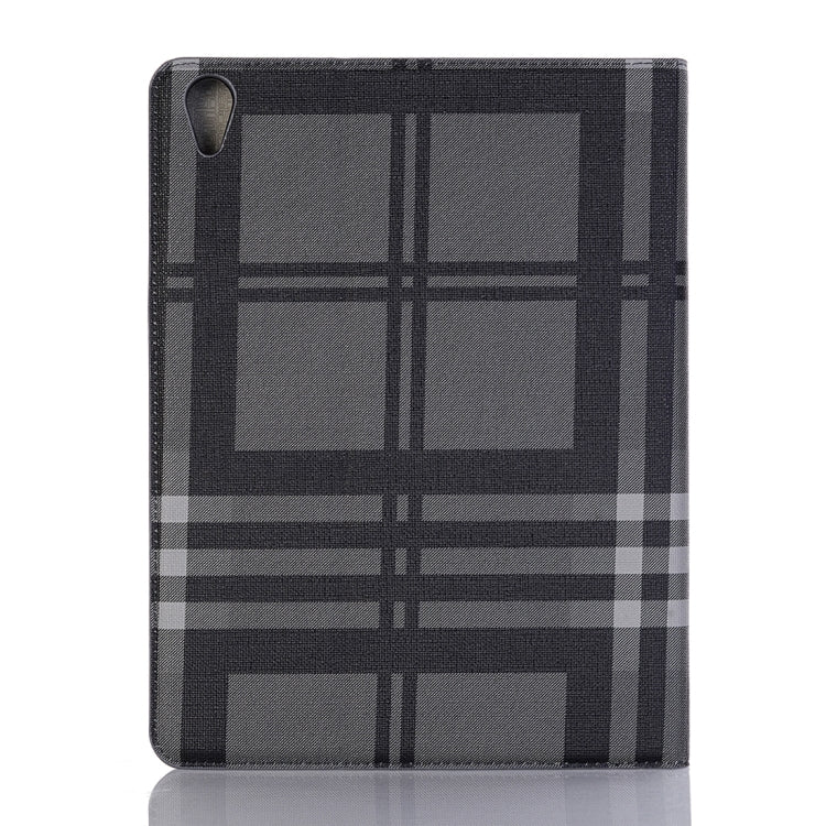 Plaid Texture Horizontal Flip PU Leather Case for iPad Air 13 2024 / iPad Pro 12.9 inch (2018), with Holder & Card Slots & Wallet (Grey) - iPad Pro 12.9 (2018) Cases by PMC Jewellery | Online Shopping South Africa | PMC Jewellery | Buy Now Pay Later Mobicred