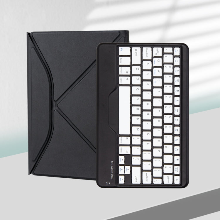 Z102B Pen Slot Bluetooth Keyboard Leather Tablet Case For iPad 10.2 2021/2020/2019 (Black) - For iPad Pro by PMC TechLife | Online Shopping South Africa | PMC TechLife