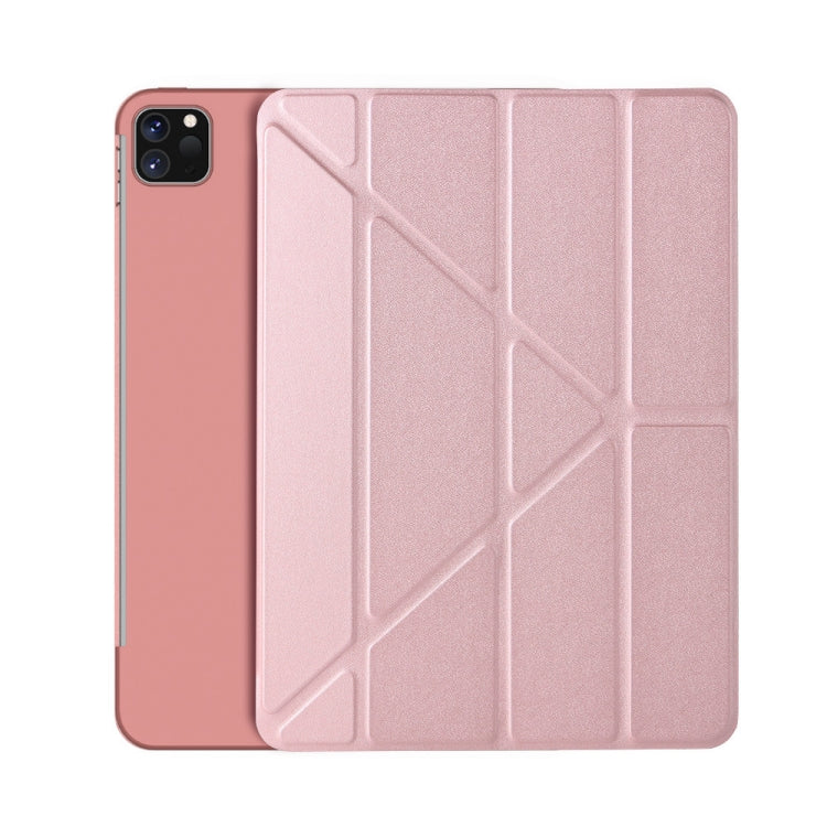 Horizontal Flip Ultra-thin Magnetic PU Leather Case for iPad Air 11 2024 / iPad Pro 11 inch 2018/2020/2021, with  Sleep / Wake-up Function(Rose Gold) - iPad Pro 11 (2018) Cases by PMC Jewellery | Online Shopping South Africa | PMC Jewellery | Buy Now Pay Later Mobicred