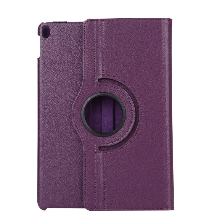 Litchi Texture 360 Degree Spin Multi-function Horizontal Flip Leather Protective Case with Holder for iPad Pro 10.5 inch / iPad Air (2019) (Purple) - iPad Pro 10.5 inch Cases by PMC Jewellery | Online Shopping South Africa | PMC Jewellery | Buy Now Pay Later Mobicred