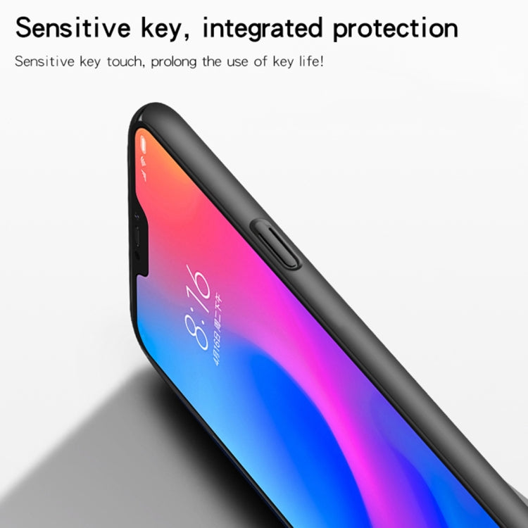 For iPhone XS Max MOFI Frosted PC Ultra-thin Full Coverage Protective Case (Blue) - More iPhone Cases by MOFI | Online Shopping South Africa | PMC Jewellery