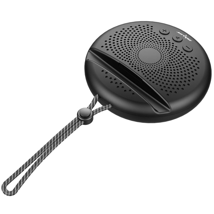 ZEALOT S24 Portable Stereo Bluetooth Speaker with Lanyard & Mobile Card Slot Holder, Supports Hands-free Call & TF Card (Black) - Desktop Speaker by ZEALOT | Online Shopping South Africa | PMC Jewellery | Buy Now Pay Later Mobicred