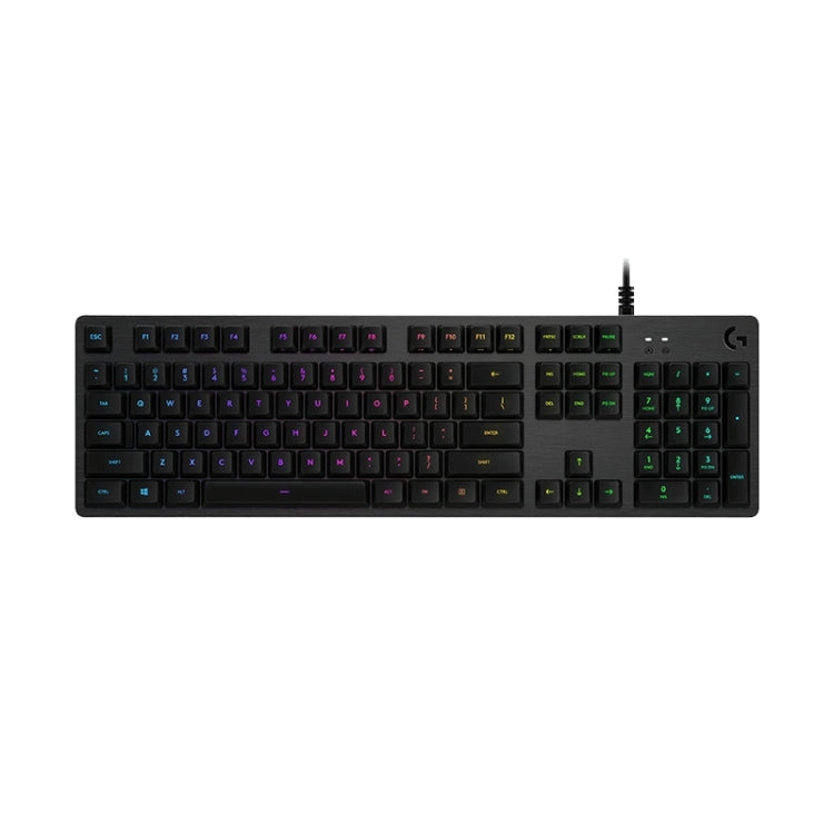 Logitech G512 RGB L-axis Mechanical Wired Gaming Keyboard, Length: 1.8m (Black) - Wired Keyboard by Logitech | Online Shopping South Africa | PMC Jewellery | Buy Now Pay Later Mobicred