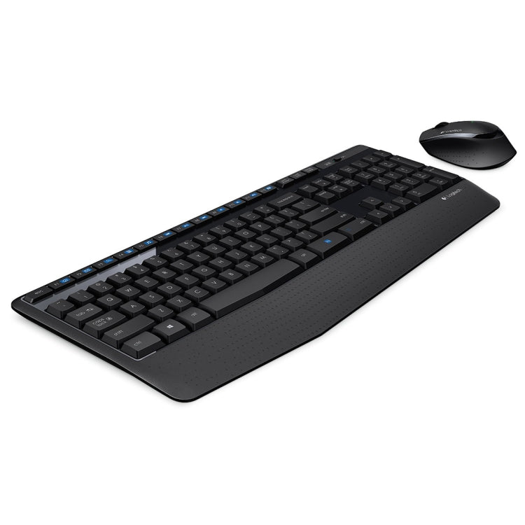 Logitech MK345 Wireless Full-size Keyboard + 2.4GHz 1000DPI Wireless Optical Mouse Set with Nano Receiver(Black) - free shipping - PMC Jewellery - Order now!