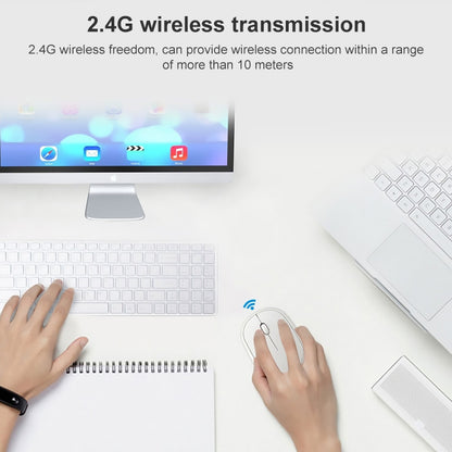 ZGB 360 2.4G Computer Laptop Wireless Chargeable Mini Mouse 1000dpi(Blue) - Wireless Mice by Chasing Leopard | Online Shopping South Africa | PMC Jewellery | Buy Now Pay Later Mobicred