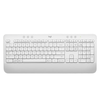 Logitech K650 Wireless Bluetooth Dual Mode Silent Keyboard (White) - Wireless Keyboard by Logitech | Online Shopping South Africa | PMC Jewellery | Buy Now Pay Later Mobicred