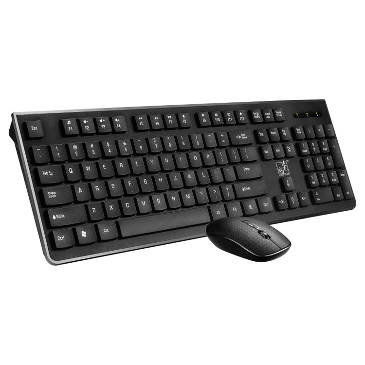 ZGB 8810 Mute Wireless Keyboard + Mouse Set (Black) - free shipping - PMC Jewellery - Order now!
