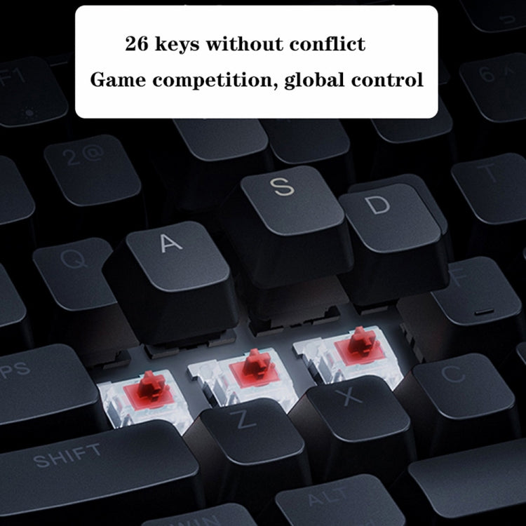 Original Xiaomi 104 Keys Red Switch Wired Mechanical Keyboard Support Win / Mac OS - Wired Keyboard by Xiaomi | Online Shopping South Africa | PMC Jewellery | Buy Now Pay Later Mobicred