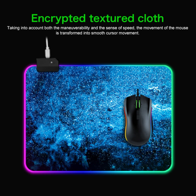 Computer Blue Illuminated Mouse Pad, Size: 90 x 30 x 0.4cm - Mouse Pads by PMC Jewellery | Online Shopping South Africa | PMC Jewellery | Buy Now Pay Later Mobicred