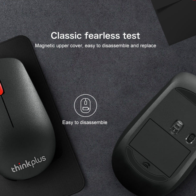 Lenovo thinkplus WL100 Classic Simple Wireless Mouse (Black) - Wireless Mice by Lenovo | Online Shopping South Africa | PMC Jewellery | Buy Now Pay Later Mobicred