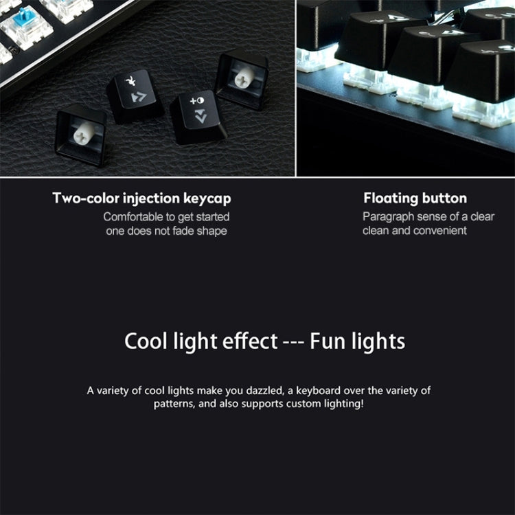 Ajazz AK35I Multimedia Knob Gaming Backlight Alloy Machinery Keyboard (Black Axis) - Wired Keyboard by Ajazz | Online Shopping South Africa | PMC Jewellery | Buy Now Pay Later Mobicred