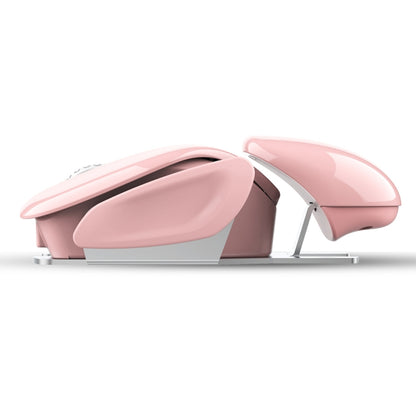 HXSJ T37 2.4GHz 1600dpi 3-modes Adjustable Wireless Mute Mouse (Pink) - Wireless Mice by HXSJ | Online Shopping South Africa | PMC Jewellery | Buy Now Pay Later Mobicred