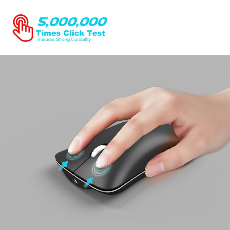HXSJ T23 Bluetooth + 2.4GHz Wireless Dual Modes 4-Keys 1600 DPI Adjustable Ergonomics Optical Mouse - free shipping - PMC Jewellery - Order now!