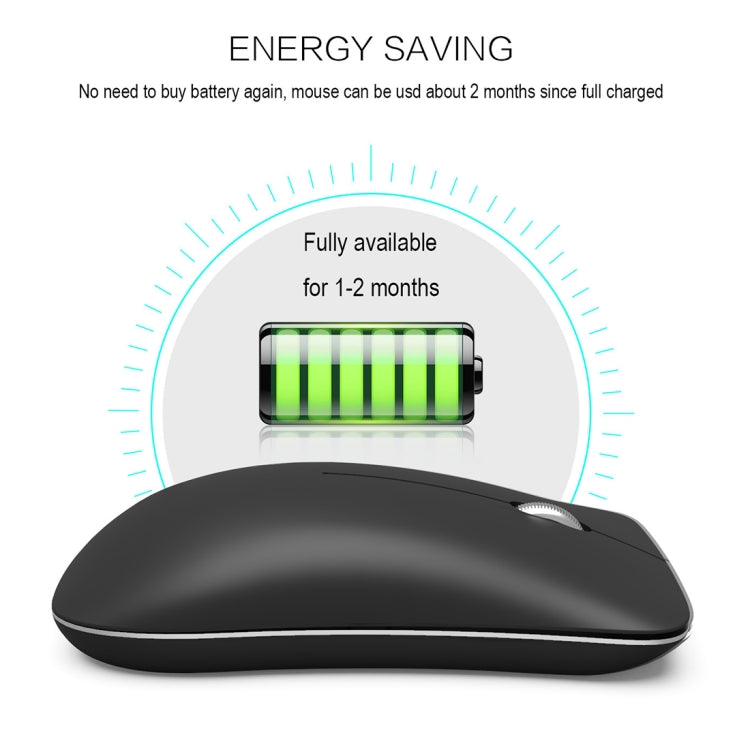 HXSJ T23 Bluetooth + 2.4GHz Wireless Dual Modes 4-Keys 1600 DPI Adjustable Ergonomics Optical Mouse - free shipping - PMC Jewellery - Order now!