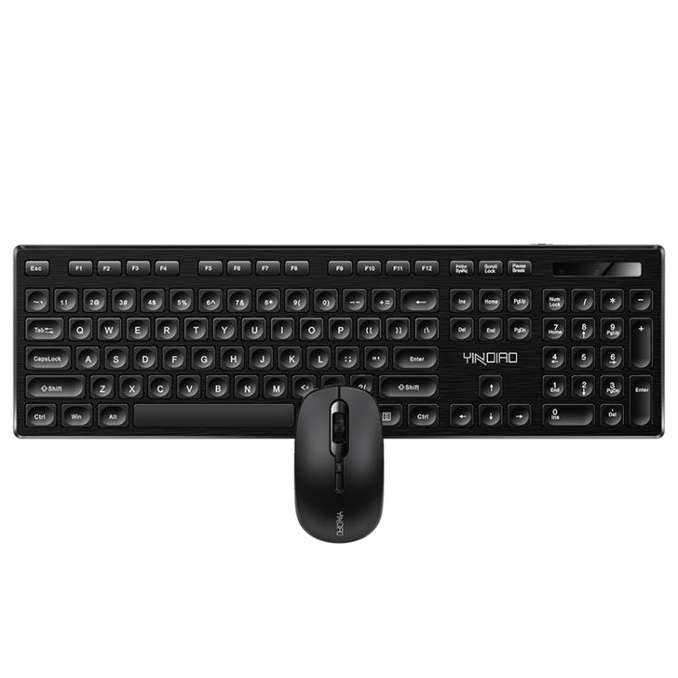 YINDIAO V3 Max Business Office Silent Wireless Keyboard Mouse Set (Black) - Wireless Keyboard by YINDIAO | Online Shopping South Africa | PMC Jewellery | Buy Now Pay Later Mobicred