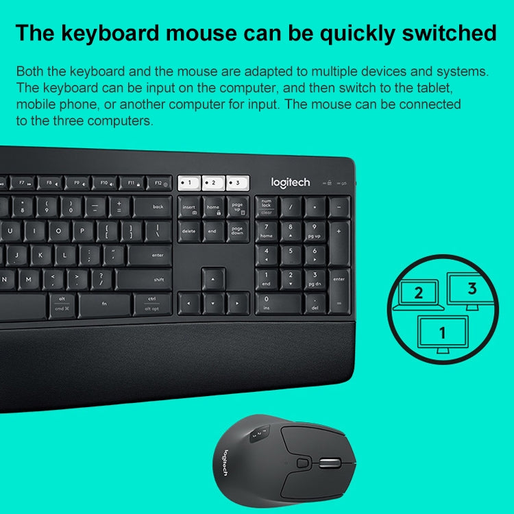 Logitech MK850 Wireless Bluetooth Keyboard Mouse Set - free shipping - PMC Jewellery - Order now!